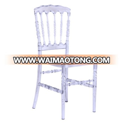 Clear event resin napoleon chair