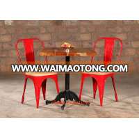 Vintage Industrial Restaurant Furniture/Iron Wooden Table & Chairs(IRF--001)